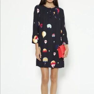 Kate Spade Midi, Shift, Hot Air Balloon Print Dress with pockets. Worn once.